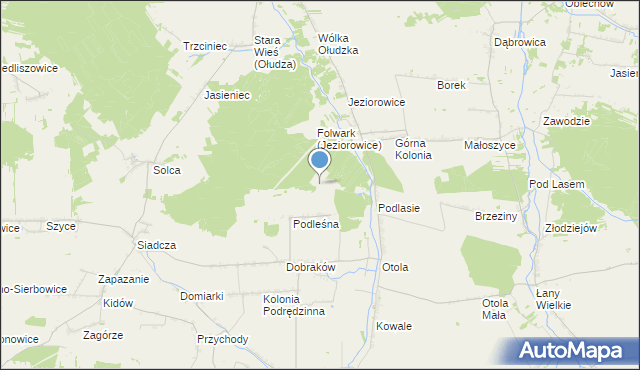 mapa Ostra Górka, Ostra Górka gmina Żarnowiec na mapie Targeo